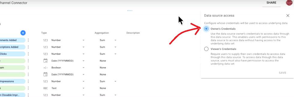 Phân quyền truy cập data source trong Google data studio
